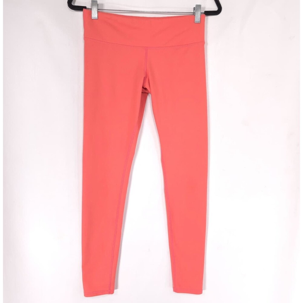 ALO YOGA Women's Leggings MEDIUM Neon Coral Activewear‎ Yoga